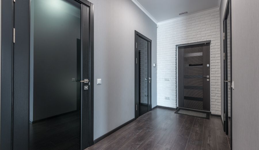 Porte moderne robuste in ingresso
